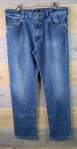 Hugo Boss Albany Jeans Herren 34 W 32 L Blau Candiani Denim Made In Italy Relaxed  - Bild 1 von 22
