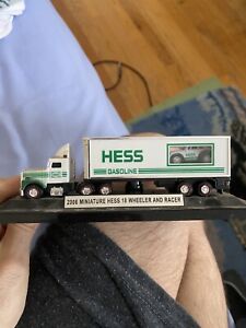 2006 Hess Collectible Mini Miniature Truck 18 Wheeler & Racer  Loose