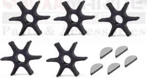 Impulsor de bomba de agua 5 piezas con llave para motor fueraborda Yamaha Mariner 6E5-44352-01 - Imagen 1 de 3
