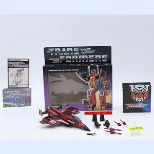 Thrust 100% Complete W/BOX1985 Vintage G1 Transformers Hasbro Action Figure - Picture 1 of 12