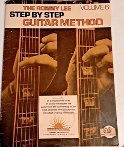 Music Songbook The Ronny Lee Step By Step Guitar Method Volume 6 1977 32 Pgs - Picture 1 of 20