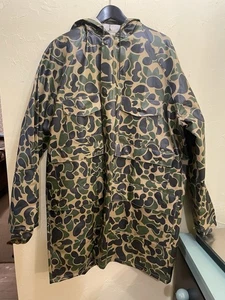 Vtg Rainskins Duck Hunting Camo Jacket Mens Medium - Picture 1 of 10