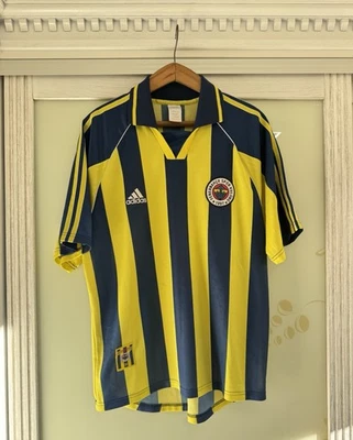 Camiseta de fútbol local vintage Fenerbahce 1999-2000 camiseta kit talla M Foto 1 de 4
