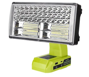 50W 4200LM LED Flashlight Work Light Spotlight for Ryobi 18V Li-ion Batteries - Picture 1 of 9