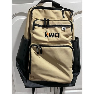 Mochila para computadora portátil Heritage Supply Pro negra tostada bolsa de viaje de trabajo duradera multi-bolsillo Foto 1 de 4