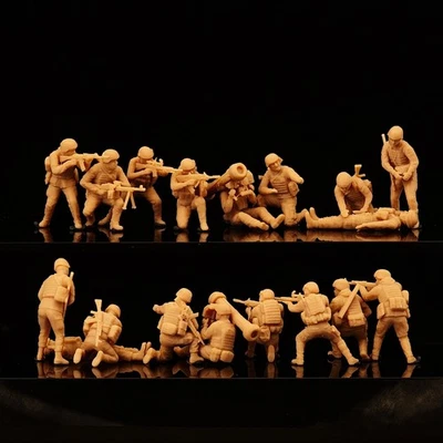 Impresso em 3D 1/72 Ucrânia Moderna "Operação de Resgate de Combate em Campo de Batalha" Modelo 9 Homem - Imagem 1 de 3