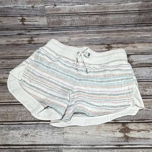 Athleta Damen-Sportshorts gestreift Kordelzug Taille Größe 2 - Bild 1 von 7