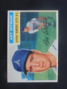 1956 Topps Baseball Card #258 Art Ditmar (NM) - Picture 1 of 2