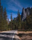 Pic granit Sentinel Rock dans le parc national de Yosemite en Californie impression photo
