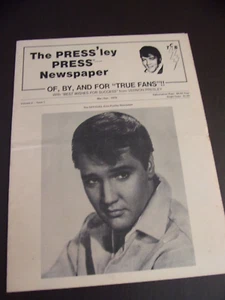 The Press'ley Press Zeitung 1979 offizielle Elvis Zeitung - Bild 1 von 5
