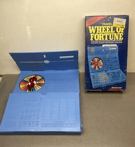 Vintage Travel Size Wheel of Fortune Game Pressman  1988 Complete - Picture 1 of 12