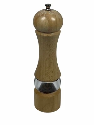 Molinillo de pimienta acrílico y madera Olde Thompson 9,5"" molinillo de acero al carbono Foto 1 de 3