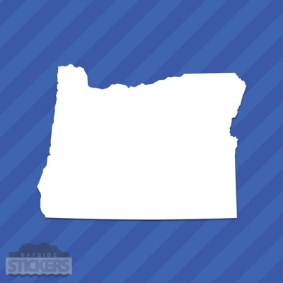 Calcomanía adhesiva de vinilo Oregon OR State Outline Foto 1 de 2