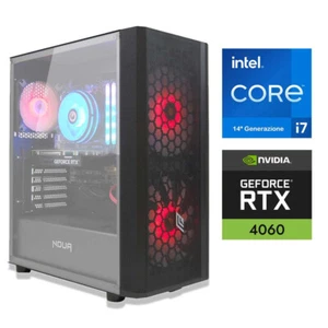 PC COMPUTER DESKTOP GAMING I7-14700 RAM 64 GB SSD 1 TB RTX 4060 WI-FI WINDOWS 11 - Imagen 1 de 1