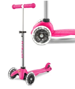 Mini Micro Plus rosa LED Roller leicht verstellbar Spielzeug Set für Kinder Spielzeug - Bild 1 von 6