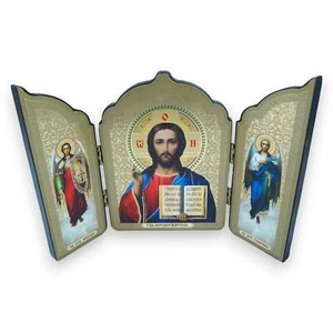 Triptych Icon - Jesus Christ - Picture 1 of 7