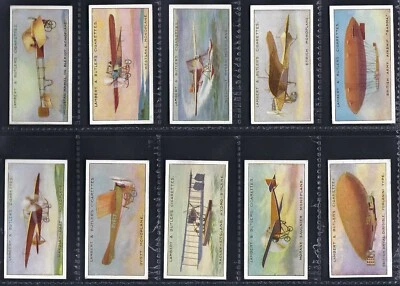 LAMBERT & BUTLER - AVIATION - FULL SET OF 25 CARDS - Image 1 of 4