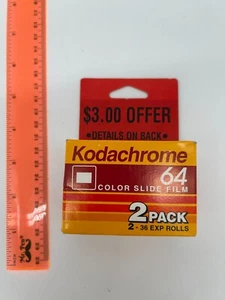 Kodachrome 2 pack 64 slide Film 36 Exposure exp 11/1997 New - Picture 1 of 2