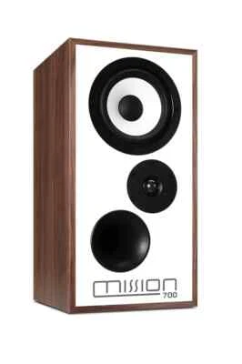 MISSION 700 WALNUT COPPIA DI DIFFUSORI ACUSTICI DA STAND NUOVI - Immagine 1 di 2