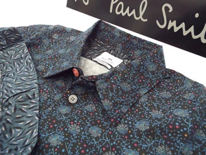 PAUL SMITH Mens Shirt 🌍 Size S (CHEST 38") 🌎 RRP £95+📮 FLORAL LIBERTY PRINT - Picture 1 of 8