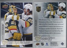 2020-21 Upper Deck Game Dated Moments May /499 Marc-Andre Fleury #50