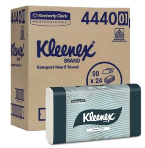 Kleenex 4440 Compact Hand Towel 24 Packs x 90 Towels - Picture 1 of 2