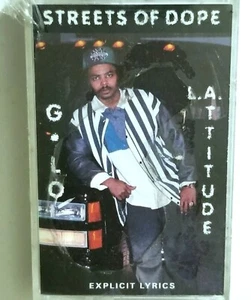 G-LO STREETS OF DOPE SEALED 1992 RAP TAPE LA.ATTITUDE CASSETTE G FUNK PRIVATE lp - Picture 1 of 8