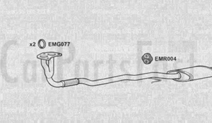 EXTY2004 FRONT PIPE & BOX Toyota Carina 1.6 Petrol Saloon 03/1988 to 07/1992 - Picture 1 of 1