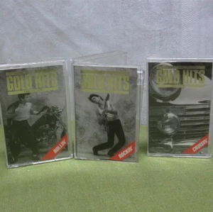 GOLD HITS three 3 cassette tape lot Casinos Chordettes Kinks Zombies Yardbirds - Picture 1 of 2