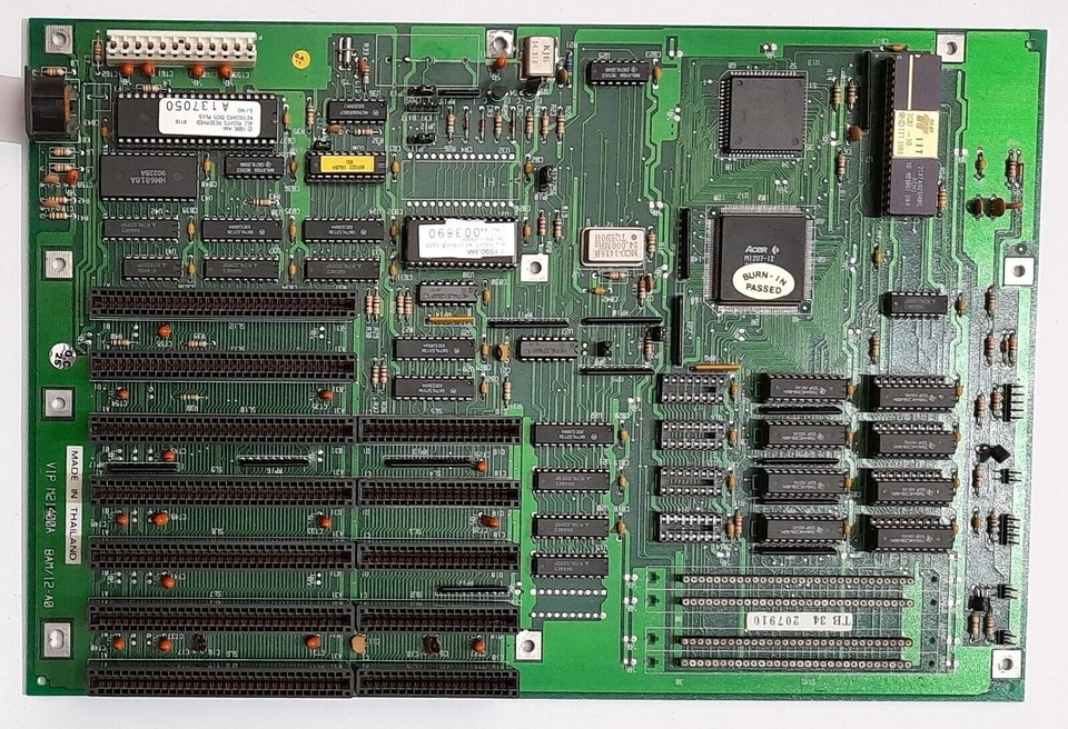 AUVA VIP BAM/12-A0 ISA Mainboard + Intel 80286 12MHz + IIT 2C87-10 + 1MB RAM - Bild 1 von 3