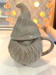 Handmade Gnome Pottery Coffee Tea Mug - Picture 1 of 5