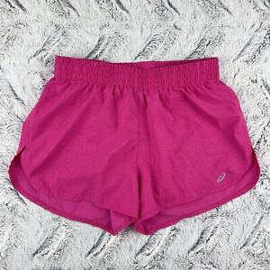 ASICS Short Lined 2 In 1 Run Shorts Women’s Size XS Pink Pocket Drawstring 2”