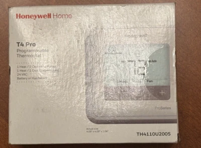 Honeywell Home T4 Pro Programmable Thermostat TH4110U2005 New Open Box - Image 1 of 4