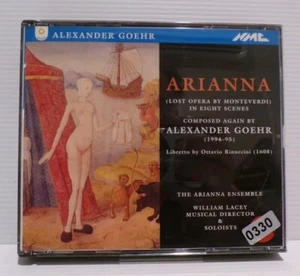 Alexander Goehr ARIANNA LOST OPERA BY MONTERVERDI IN EIGHT SCENES VGS - Picture 1 of 5