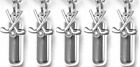 Set of FIVE Silver Golf Club CREMATION URN Necklaces w/Velvet Pouches & Fill Kit