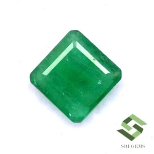 Certified Natural Emerald Octagon Cut 5.5x5.5 mm 0.76 CTS Untreated Loose Gems - Picture 1 of 6