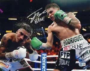 JESSE BAM RODRIGUEZ SIGNIERT AUTO'D 11 X 14 FOTO BAS COA WBC WBO BOXEN CHAMPION E - Bild 1 von 1