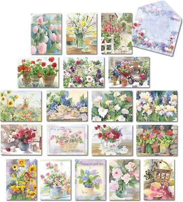 Leanin' Tree, The Art of Judy Buswell, Greeting Cards Assortment Box,...  - Image 1 of 4