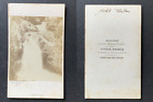 France, Vosges, Petite cascade de Tendon, circa 1870 vintage cdv albumen print -