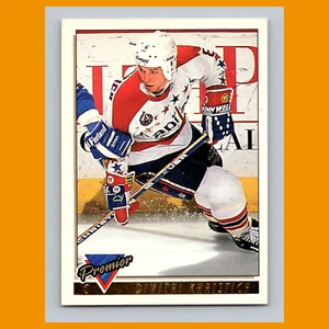 Dmitri Khristich #210 1993 O-Pee-Chee Premier Oro Washington Capitals Hockey Casi Nuevo - Imagen 1 de 3