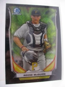 2014 Bowman Chrome Draft Top Prospects Black Refractors CTP23 Reese McGuire /75 - Picture 1 of 2