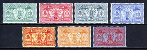 NUEVAS HEBRIDAS (FR) — SCOTT 22/30 — 1912, EMISIÓN DE ARMAS, RF WMK. — MH — SCV $50 - Imagen 1 de 2