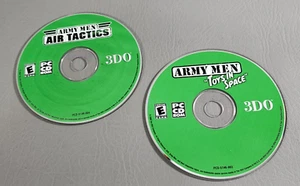 Army Men Air Tactics &Toys In Space CD-Rom Games Discs ONLY - Picture 1 of 2
