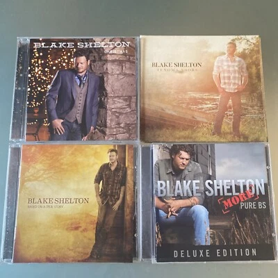 Blake Shelton 4 💿 LOT: Pure BS Deluxe, Texoma Shore, Based On True Story, 🎄 Foto 1 de 4