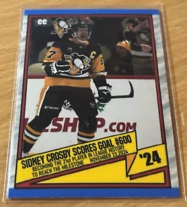 SIDNEY CROSBY PITTSBURGH PENGUINS 600. TOR ACEO KARTE MEIN ORIGINAL DESIGN - Bild 1 von 1