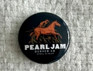 PEARL JAM PIN DENVER COLORADO 4/9/2020 BUTTON - Picture 1 of 2