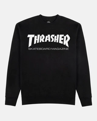 ТОЛСТОВКА THRASHER SKATE MAGCREWNECK - ЧЕРНАЯ - Изображение 1 из 3