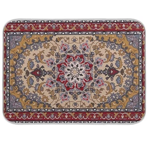 Brown Retro Boho Dish Drying Mat for Kitchen Counter, Microfiber Absorbent Di... - Picture 1 of 7
