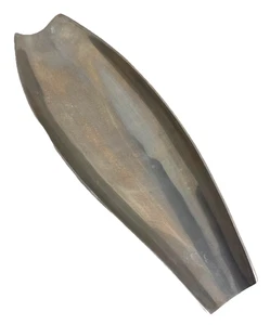 Vintage Pier One Silber Metall Baguette Serviertablett/Mittelstück Dekor 19”x6,5” - Bild 1 von 18