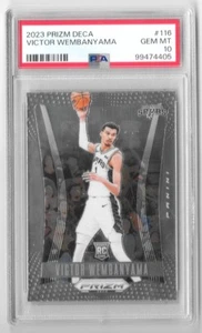2023-24 Panini Prizm Deca - Victor Wembanyama #116 (RC) PSA 10 - Bild 1 von 3